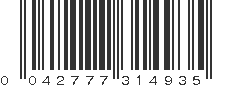 UPC 042777314935