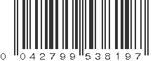 UPC 042799538197