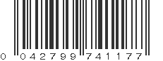 UPC 042799741177