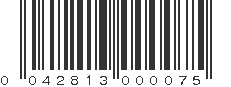 UPC 042813000075