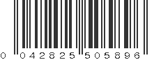 UPC 042825505896