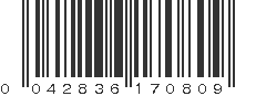 UPC 042836170809