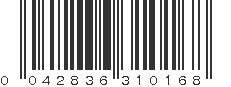 UPC 042836310168