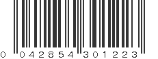 UPC 042854301223