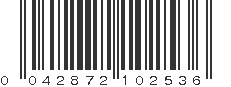 UPC 042872102536