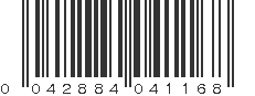 UPC 042884041168