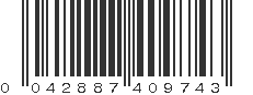 UPC 042887409743