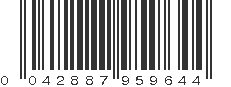 UPC 042887959644