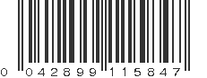 UPC 042899115847