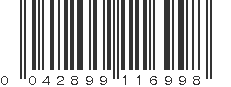 UPC 042899116998