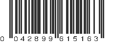 UPC 042899615163
