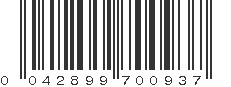 UPC 042899700937