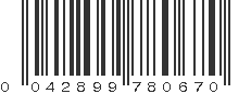 UPC 042899780670
