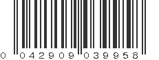 UPC 042909039958