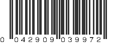 UPC 042909039972