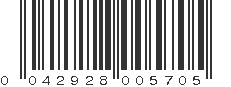 UPC 042928005705