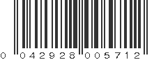 UPC 042928005712