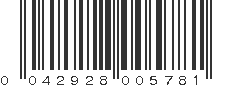 UPC 042928005781