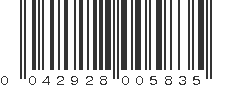 UPC 042928005835