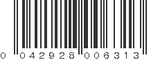 UPC 042928006313