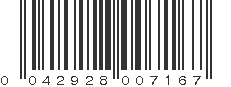 UPC 042928007167