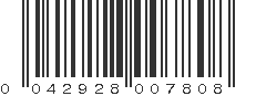 UPC 042928007808