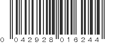 UPC 042928016244