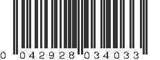 UPC 042928034033