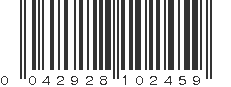 UPC 042928102459