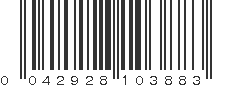 UPC 042928103883