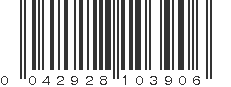 UPC 042928103906