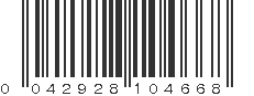 UPC 042928104668