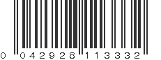 UPC 042928113332