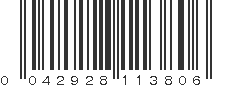 UPC 042928113806