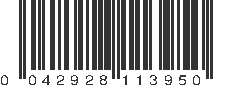 UPC 042928113950