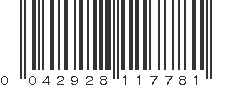 UPC 042928117781