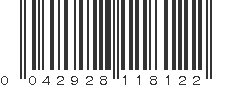 UPC 042928118122