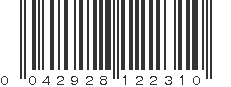 UPC 042928122310