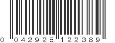 UPC 042928122389