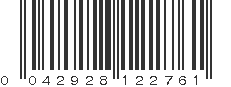 UPC 042928122761