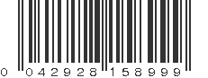 UPC 042928158999