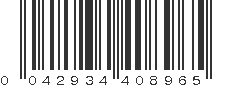 UPC 042934408965