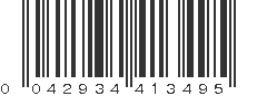 UPC 042934413495