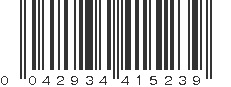 UPC 042934415239