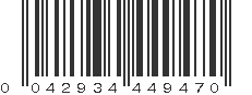 UPC 042934449470