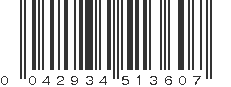 UPC 042934513607