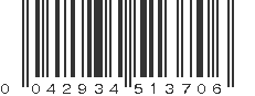 UPC 042934513706