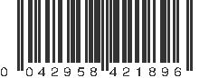 UPC 042958421896