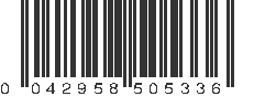 UPC 042958505336