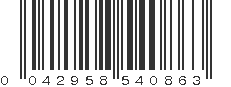 UPC 042958540863